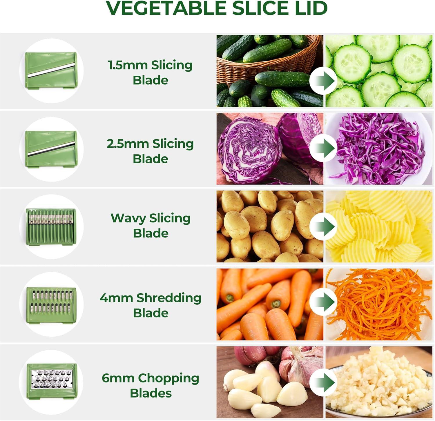 image:imageSUSTEAS Stainless Steel Salad Spinner Large Vegetables Wash Bowl Fruits amp Herb Lettuce Dryer with 5 Blade Slicer Egg Yolk Strainer Shredder for Efficient Salad Preparation and Food Washing 425QtStainless Steel Salad Spinner with Slicer